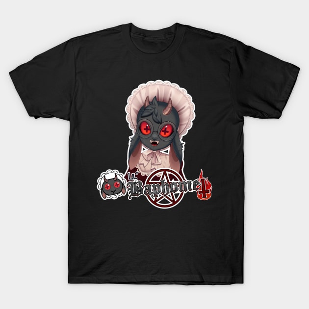 Lil Baphomet Vtuber shirt - 3 T-Shirt by DrCrafty